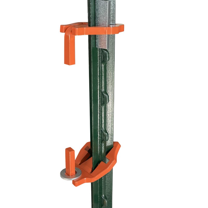Adamoss T-Post Gate Hinge Pins, Hang a gate from a Metal T Post, Easy to Install,Hang a gate of Any Farm or Garden from a Metal T Post - Image 2